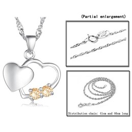 Stable Quality Female Fashion Platinum Plating Titanium Necklace 