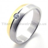 Titanium Ring with Diamond 19281