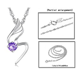 Reliable Quality Female Platinum Plating Titanium Necklace With Diamond