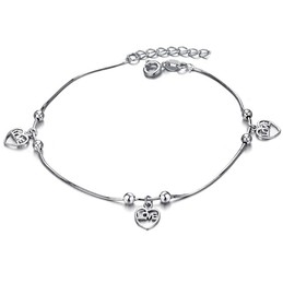 Wide Varieties Female Platinum Plating Titanium Anklet 
