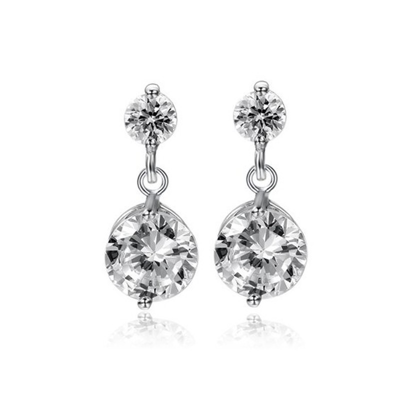 Quality and Quantity Assured Female Allergy Free Platinum Plating Titanium Earrings 