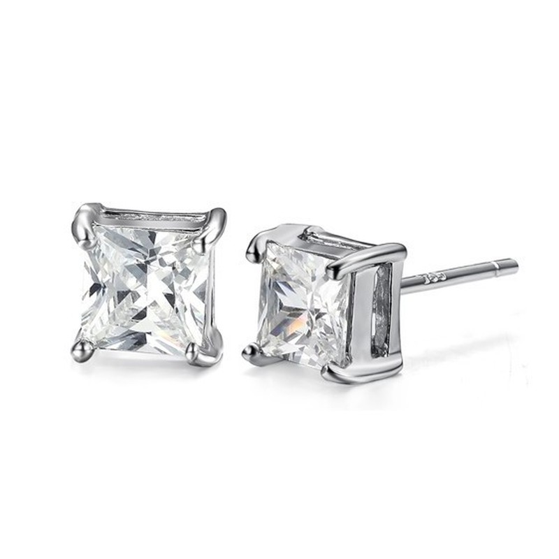 Stable Quality Female Allergy Free Platinum Plating Titanium Earrings 