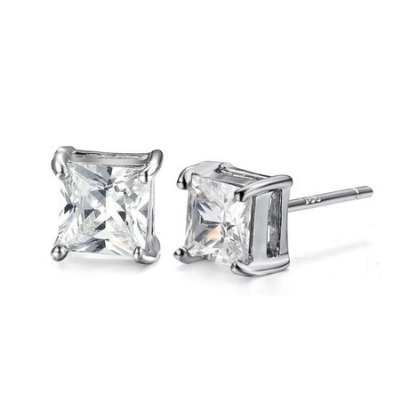 Stable Quality Female Allergy Free Platinum Plating Titanium Earrings 