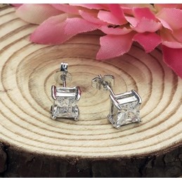 Stable Quality Female Allergy Free Platinum Plating Titanium Earrings 