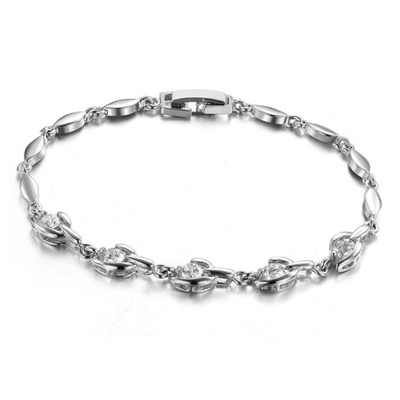 Easy to Use Female Platinum Plating Titanium Bracelet 
