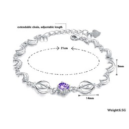 The Queen of Quality Female Dolphin Shape Platinum Plating Titanium Bracelet 