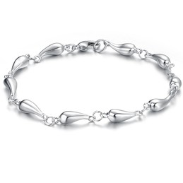The Queen of Quality Female Fade-Proof 
 Platinum Plating Titanium Bracelet 