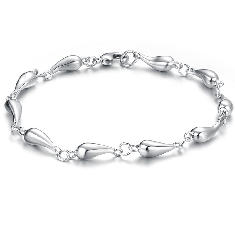 The Queen of Quality Female Fade-Proof 
 Platinum Plating Titanium Bracelet 