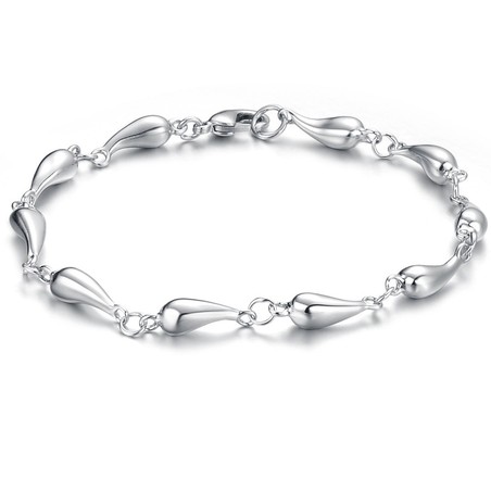 The Queen of Quality Female Fade-Proof 
 Platinum Plating Titanium Bracelet 