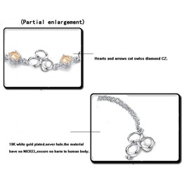 Wide Varieties Female Fade-Proof Platinum Plating Titanium Bracelet