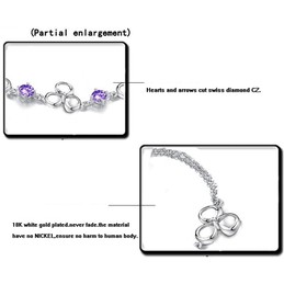 Wide Varieties Female Fade-Proof Platinum Plating Titanium Bracelet