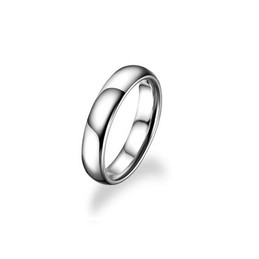 High Quality Concise Tungsten Ceramic Ring For Lovers 