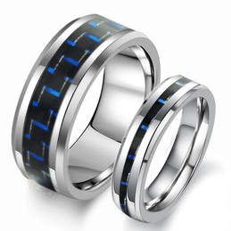 Quality and Quantity Assured Tungsten Ceramic Ring For Lovers 