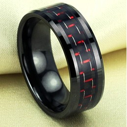 Quality and Quantity Assured Carbon Fiber Tungsten Ceramic Ring 