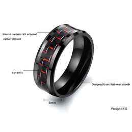 Quality and Quantity Assured Carbon Fiber Tungsten Ceramic Ring 