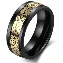 The Queen of Quality Black Tungsten Ceramic Ring 
