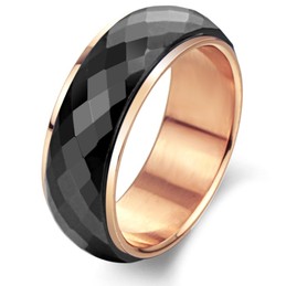 High Quality Black Tungsten Ceramic Ring