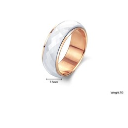 Complete in Specifications Blue Tungsten Ceramic Ring 