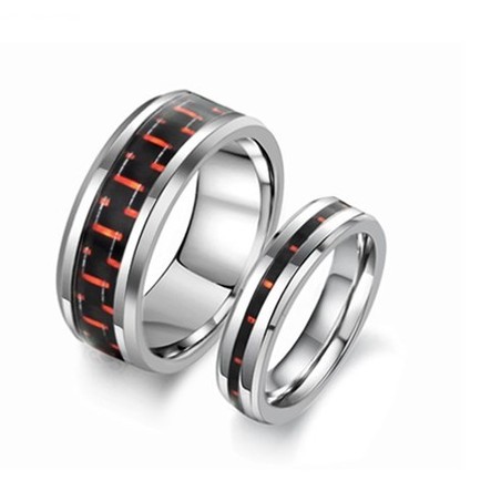 Quality and Quantity Assured Tungsten Ceramic Ring For Lovers 