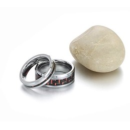 Quality and Quantity Assured Tungsten Ceramic Ring For Lovers 