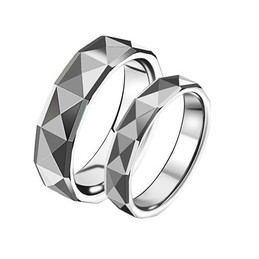 The Queen of Quality Tungsten Ceramic Ring For Lovers 