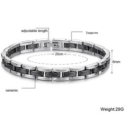 Reliable Reputation Fashion Tungsten Ceramic Bracelet 