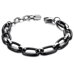 Stable Quality Black Tungsten Ceramic Bracelet 