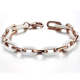 Stable Quality Female Tungsten Ceramic Bracelet 