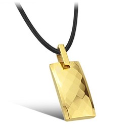 Well-known for Its Fine Quality Rhombus Tungsten Ceramic Necklace 