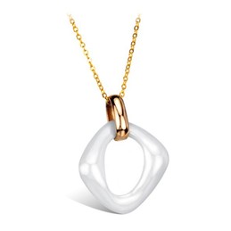 Durable in Use Female Tungsten Ceramic Necklace