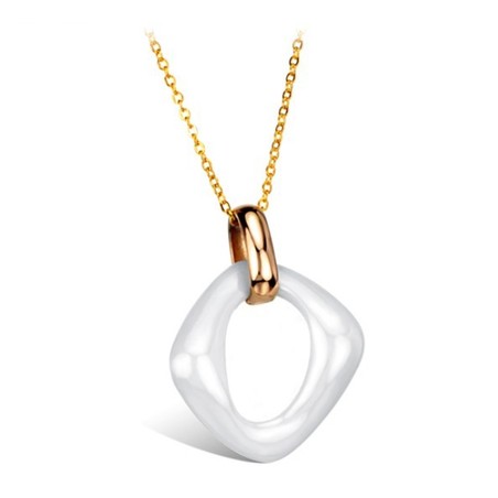 Durable in Use Female Tungsten Ceramic Necklace