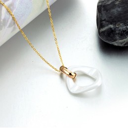 Durable in Use Female Tungsten Ceramic Necklace