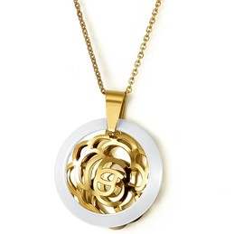 Stable Quality Female Tungsten Ceramic Necklace 