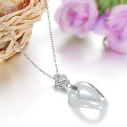 High Quality Female O Font Tungsten Ceramic Necklace