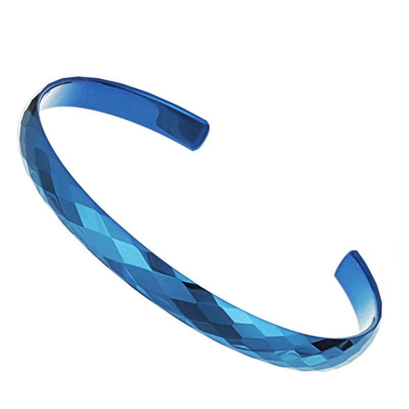 Dependable Performance Blue Tungsten Ceramic Bangle