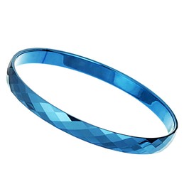 Quality and Quantity Assured Blue Tungsten Ceramic Bangle