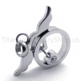 2012 New Lovely Silvery Titanium Pendant 20285
