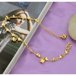 Stable Quality Female Sweetheart 18K Gold-Plated Bracelet 