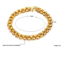 Easy to Use Female 18K Gold-Plated Bracelet 