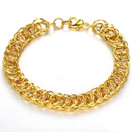 High Quality Female 18K Gold-Plated Bracelet 