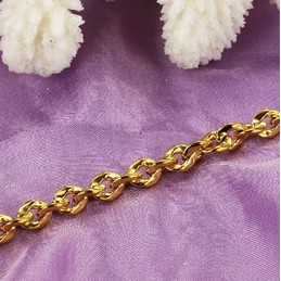 Durable in Use Female 18K Gold-Plated Bracelet 