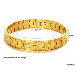 Selling Well all over the World Female ELegant 18K Gold-Plated Bracelet 