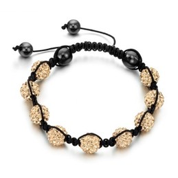 Stable Quality Female Ball Shape Crystal Drill Bracelet