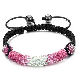 Quality and Quantity Assured Female Ball Shape Crystal Drill Bracelet 