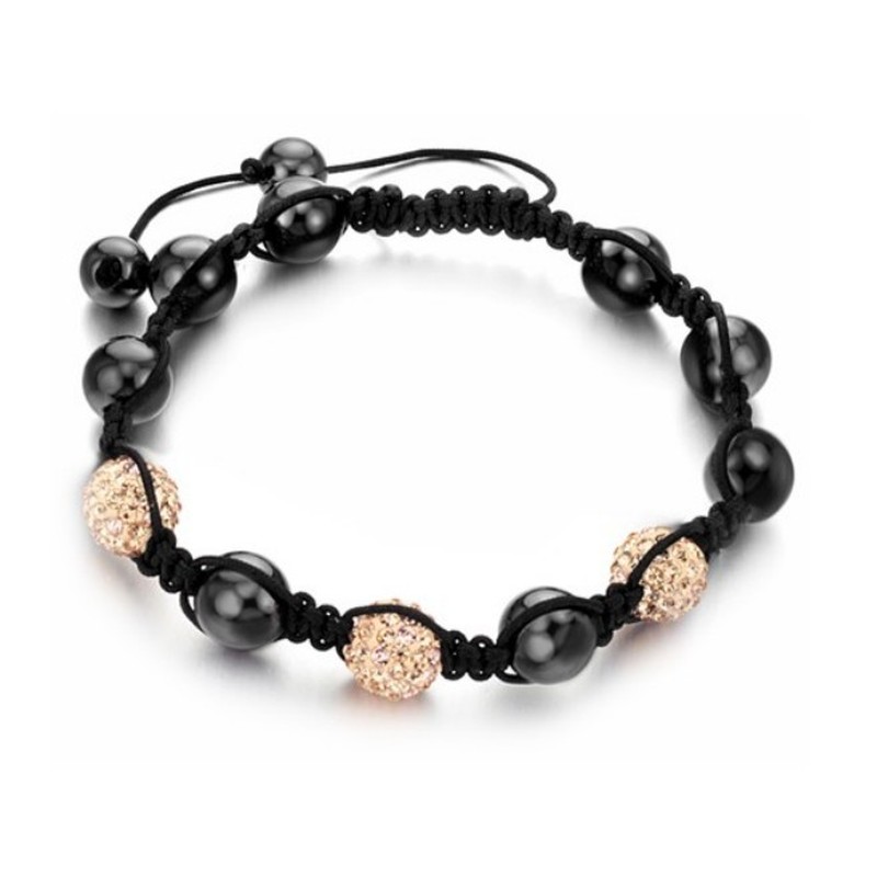 Reliable Reputation Female Ball Shape Crystal Drill Bracelet 