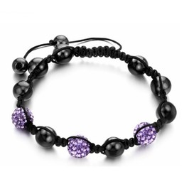 Reliable Reputation Female Ball Shape Crystal Drill Bracelet 