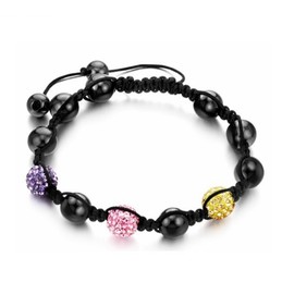 Reliable Reputation Female Ball Shape Crystal Drill Bracelet 