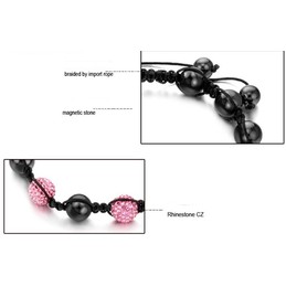 Reliable Reputation Female Ball Shape Crystal Drill Bracelet 