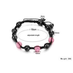 Reliable Reputation Female Ball Shape Crystal Drill Bracelet 