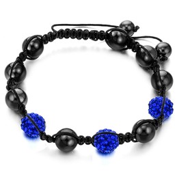 Superior Quality Female Ball Shape Crystal Drill Bracelet 